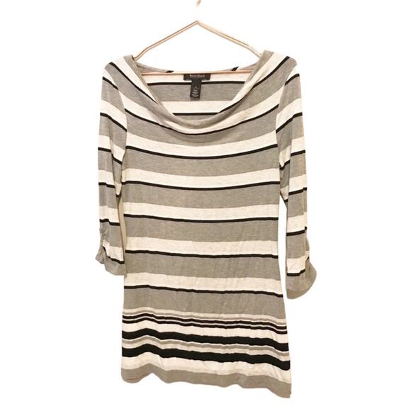White House Black Market longer line striped top tunic size XS - Picture 1 of 6